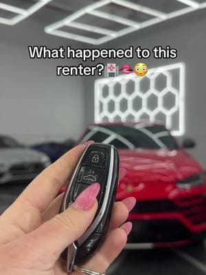 Any guesses on what happened? 🚑🤣 #monzaexotics #exoticcarrentals 