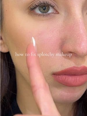 fixing splotchy makeup 101 #patchymakeup #patchymakeuptips #dryskintips #dryskincare #modeloffduty 