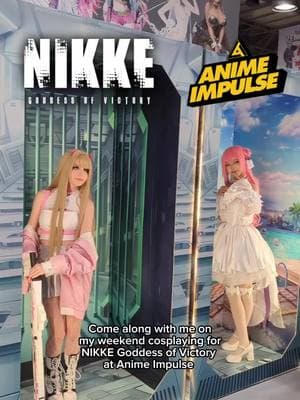 I was a booth cosplayer for @GODDESS OF VICTORY: NIKKE at Anime Impulse!! It was such an honor to get to cosplay for a game that I play literally every day (I'm a waifu collector) and I loved getting to collaborate with the super talented cosplayers and team who made it all happen!  #nikkethegoddessofvictory #nikke #nikkecosplay #nikkeimpulse #maidoutfit #quency #sodacosplay #animeimpulse 