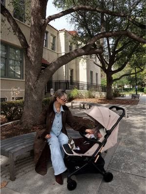 The cutest stroller & so easy to open & close! The perfect on the go stroller ! @Mompush US #mompushvelo #mompushstroller #mompush #mommyandme #MomsofTikTok #babystroller 