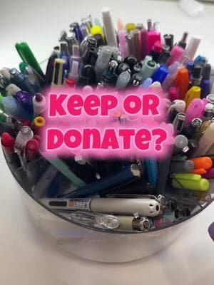 Keep or Donate? #pens #gelpens #stationery #pentok #pentel #pilot #pilotpen #uniball #muji #kurtake #pen 