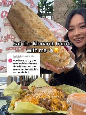 Replying to @tonybologna_65 TY for this amazing rec! 😋🌯 & TY J, for the carne asada fries rec 🙌🏻 #mexicanfood #burrito #calitacos #caliburrito #secretmenu #carneasada #carneasadafries #orangecounty #orange #mukbang #mukbangeatingshow #eatwithme #Foodie #foodtiktok #bigbites #burritomukbang #sauce #viral #fyp #foryou