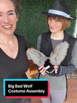 We’re putting together a #BigBadWolf #costume for the #HighSchool production of #IntoTheWoods! #WIP #WorkInProgress #TheaterKid #MoontownVictoria #Wolf #HighSchoolMusical #Awoo 