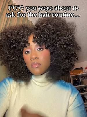 This is why I’ll never trust a wash-n-go…. You want the hair routine? It only requires one step. @hergivenhair No leave out…. #naturalhairwig #hergivenhair #byebyeleaveout #wigtutorial #wiginstall #naturalhairroutine #twistandcurl #kinkycurlywig 