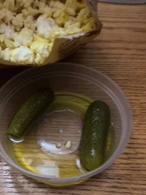 Snack time!!! Big back activities!!!! #popcorn #pickles @Orville Redenbacher's and @Mt. Olive Pickle Company staples!!! Must have!! A need in this house hold! #yummy #salty #saltysnacks #igotapickle trade me your pickle for a nickel. 