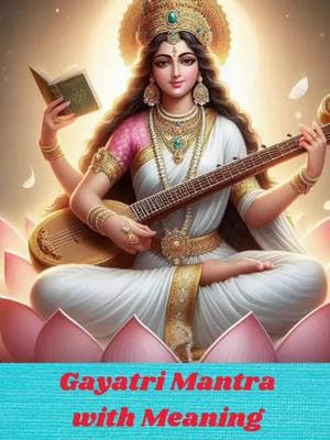 #fypindiatiktok #fypindiangirl #saraswatimaa#gayatrimantra #indianmythology #hinduism🕉 #indiansinusa #hindutiktok🕉️ #indiansworldwide #hindureligion #sanathandharma #sanathanis #indianculture #templesinindia #trendingvideos - #spiritualityawakening #indoamerican #indocanadian #shreem #fypindia #begratitude #dvinekiismet #ihealdivine #tiktokindian #tiktokindia_ 