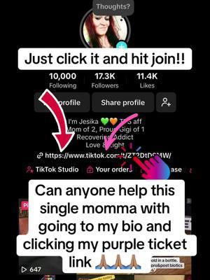 Please click my ticket 🎟️ 🙏🏽.                                              #clickthelinkinbio #helpme #help #support #fypシ゚viral #viralvideo 