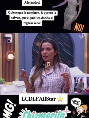 #daniamendez va hablar con #lupillorivera qué no quiere seguir jugando con #alejandratijerina se lo comenta #juliagama #rafanieves #teamalejandra #lcdlfallstars #lacasadelosfamosos #luca #alejandraymassad #manelyk 