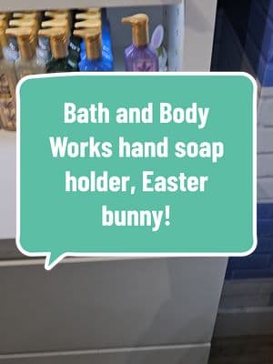 Bath and Body Works hand soap holder, Easter bunny! #disney #foryourpage #bathandbodyworks #fyp #fypシ #easter #handsoap #bathandbodyworkshandsoap #handsoapholder @Bath & Body Works 