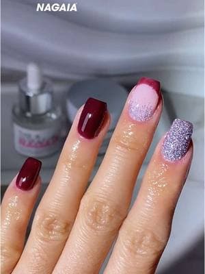 Just let me adore you 💕✨Cabernet Chic French vibe nails dipping with nude pink base 🌟👉 light up by a dazzling super shine 💅🙋‍♀️ #pinknails #frenchnails #frenchtipnails #diynailsathome #pinknails💅 #diynails #nailsoftiktok #nagaiadippingpowder #nailsoftiktok #glitternails #dipnailstutorial #frenchnailstyle #frenchnail #nagaiadipkit #dipnailsathome #fyp 