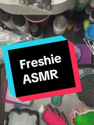 Freshie ASMR #ASMR #vibrantxpressions #freshies #freshiemolds #freshiemaking #bake 