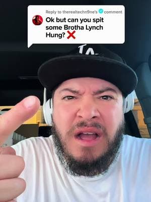 @Tech N9ne wants me to bust a rap from @Brotha Lynch Hung ? Let’s get it then. #brothalynchhung #hiphopculture #hiphop #rap #rapper #techn9ne #carpoolkaraoke 