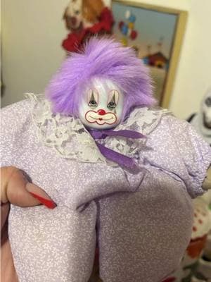 Antique purple sad clown 🤡💧💜 #clowns #clownlove #clownlover #clownlife #clowncheck #clowningaround #clowncore #clowncosplay #clownshit #clowning #antiques #thrifter 