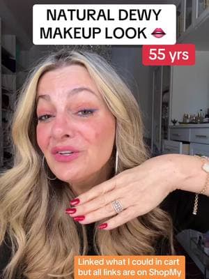 Dewy fresh faced natural look infused with skincare @Glow Recipe @RMS Beauty @Sweed Beauty @Runway Rogue @DIBSBEAUTY @Iris&Romeo  #naturalmakeup #maturemakeup #maturemakeupover50 #over50makeup #naturalmakeup #naturalmakeuplook #dewymakeup 