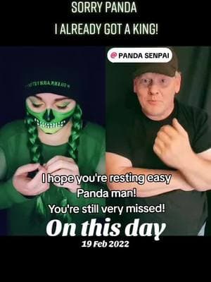 #onthisday it's been over a year since you left this crazy world! I could only imagine the things you would be saying right now about everything! I hope you're looking down at least laughing! #pandasenpai #tthh #pandaman #jcdapanda #missymaggy #greenarmystrong #greenarmyfamily #maggysfam #MentalHealth #mentalhealthmatters #MentalHealthAwareness 