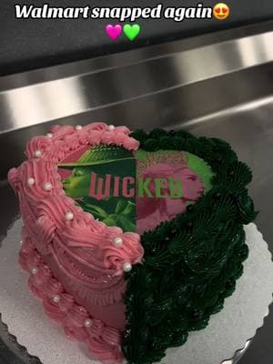 😍😍😍😍#cakedecorating #walmartcakedecorator #walmart #walmartheartcake #walmartheartcake #walmartcakedecorator🎂 #wickedthemusical #