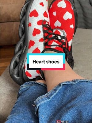 Cute heart shoes #shoestyle #tennisshoes #sneakershopping #sneakerscollection #heartdesign #lovetheme #hearttheme #tiktokshopjumpstart #tiktokshoploveatfirstfind #seasonalgems #ttslevelup #giftguide #lovelanguage #ttsdelightnow #socks 