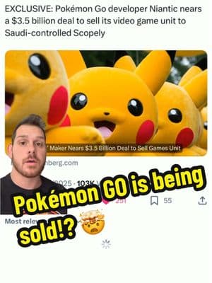 What do you think about the possibility of Pokémon GO being sold?  #pokemon #pokemongo #pokemongotrainer #pokemontiktok #pokemoncommunity #pokemonfan #shinypokemon #pokemongodaily #pokemongoshiny #shundo 