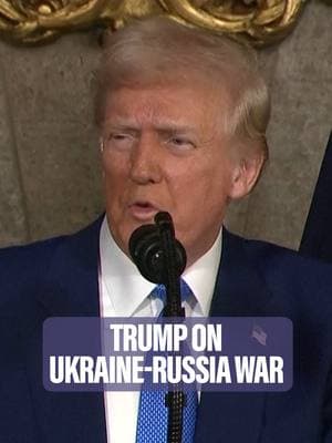 President Trump addresses Ukraine's absence during negotiations between US and Russia #us #ukrainerussiawar #ukraine #trump #presidenttrump #troops #military #defense #veterans