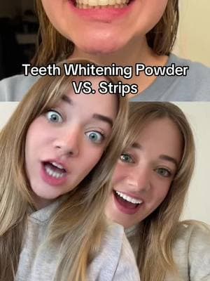 I lovvvveeee my teeth whitening powder!! #TikTokShop #ttsfinds # #CapCut #whiteningpowder #purelywhite #teethwhiteningresults #beforeandafter #GlowUp 