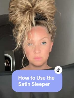 #satinsleeper #satinsleepertutorial #satinbonnet #hairbonnet #dryhaircare #overnighthaircare #wavedefinition #hairbreakage #hairgrowthtips #damagedhair #splitends 