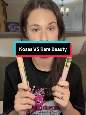 Comparing @Kosas Revealer Extra Bright Serum Color Corrector & @Rare Beauty Positive Light Under Eye Brightener  Also using the @Haus Labs by Lady Gaga Triclone Concealer  #makeup #makeuptok #beauty #BeautyTok #skincare #BeautyReview #skincaretok #makeuptiktok #beautytiktok #skincaretiktok #kosas #kosascolorcorrection #rarebeauty #rarebeautypositivelight #hauslabs #hauslabsconcealer #beautycomparison #kosasvsrarebeauty 