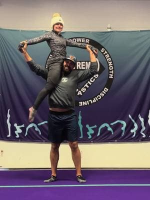 🙌 Try This With Us! 🙌  We call this one the #DeathDrop ! It’s way easier than it looks and it’s a ton of fun!! 🤩  Would you try it?! 👀 🏡 @NBTXExtremeGymnastics 📸 @MadiPearce #RedDirtDancing #TryThis #PartnerChallenge #Lifts #Gymnastics #NewBraunfels #Fun 