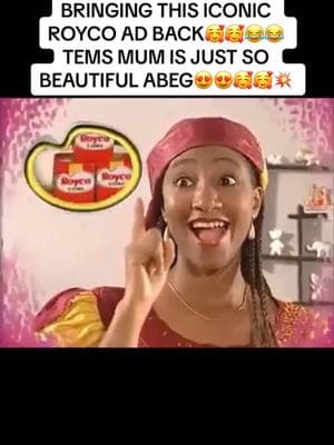 Bringing This Iconic Royco AD Back🥰😍😍..TEMS’s Mum Is Just So Beautiful Abeg🥰😍😍🥰🥰🎥 #9jabackthen #naija #naijamusic #naijamusician #naijathrowback #throwbacknaija #naijatiktok #naijatiktoksquad #naijatiktokers #tiktok9ja #9jatiktokers #cuffingseason #cuffitchallenge #cuffit #9jatiktok