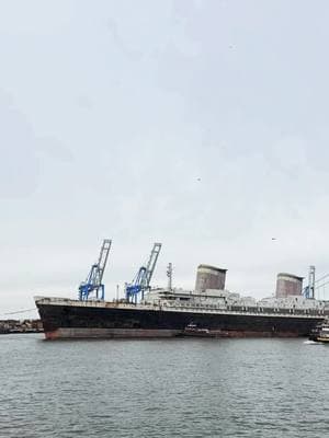 Goodbye S.S United States, safe travels  #ssunitedstates #phillytitanic #philadelphia #ship 