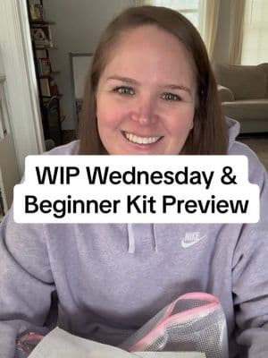 Happy WIP Wednesday to my needlepoint friends. Check out this preview of beginner kits that will be in the shop later next month. What are you working on right now?  #wipwednesday #needlepoint #ndlptnation #needlepointnation #needlepointtiktok #ndlptdesign #needlepointforbeginners #beginnerneedlepoint #needlepointtok #stitchmail #ndlpt #womenownedbusiness #needlepointstore #ndlptproject 