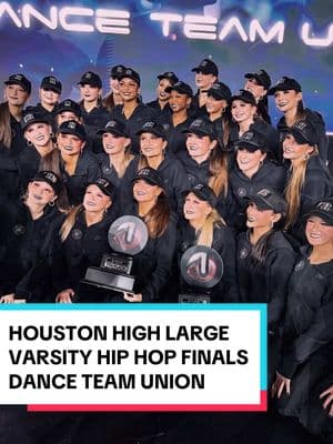 Houston High in the Large Varsity Hip Hop #finals! 🤯 7th place finish! #danceteamunion #nationals #highschool #varsity #hiphop 