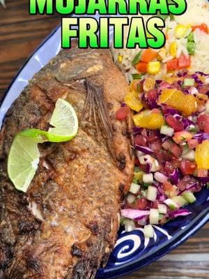 Mojarras Fritas #mojarrasfritas #fyp #pescadofrito #recetasmexicanas #recetascaseras #superrico #viral #picocitrico #mariscos #arrozslamantequilla 