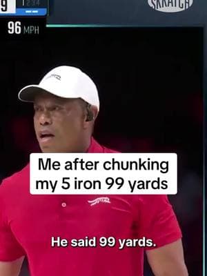 Could’ve sworn you said 99 😅 #golf #PGATOUR #tigerwoods #tgl #golfhumor #golftiktoks 