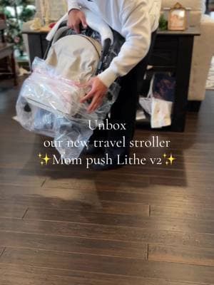 Unbox our new travel stroller! ✨mompush lithe v2✨ The perfect compact stroller for our upcoming travel! Stay tuned for a review video!! Lightweight and came with a travel bag and rain cover! @Mompush US #mompush #mompushstroller #mompushlithev2 #compactstroller #stroller 