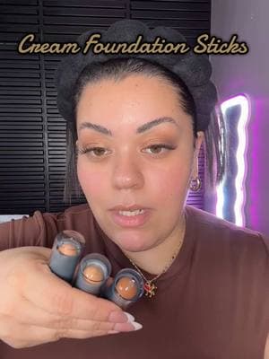 Think this might be my new favorite foundation stick ✨ it’s so creamy and light weight. They were so easy to blend 😉 #spotlightfinds #tiktokmademebuyit #tiktokfinds2025 #tiktokshopcreatorpicks #tiktokshopnewarrivals #tiktokshopjumpstartsale #tiktokshoploveatfirstfind #foundation #creamfoundation #foundationstick #makeup 