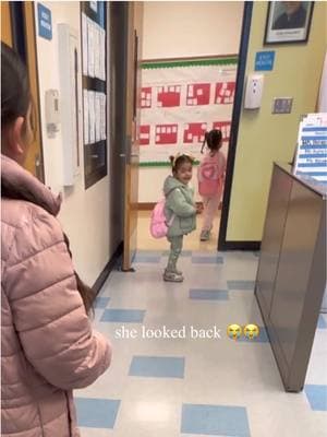 Omg I don’t know if it was my pregnancy hormones, but I didn’t expect to cry this much! 😭 my baby!.. I called multiple times to check in on her 🩷🩷 #summertwins #twinmom #toddler #childloss #school 