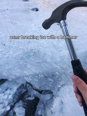 Hammer + Ice = 😍 YT: MEMOIRS ASMR #asmr #publicasmr #iceasmr #memoirsasmr #snowasmr #icecracking #satisfying #ice #asmrsounds #winter #icebreaking #frozen #outdoorasmr #hammer #asmrtiktoks #asmrrelax #satisfyingsounds #fyp 