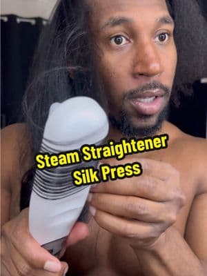 @wavytalkofficial y’all did your big one with this! #silkpress #hairtools #steamstraightener #naturalhair 