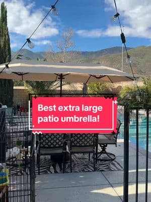 @PhiVillaUS #patioumbrella #creatorsearchinsights #outdoorumbrella #backyardparadise 