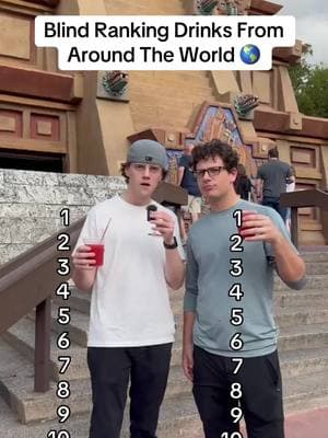 Ranking drinks from AROUND THE WORLD 🌎 #fyp #disneyworld #epcot 