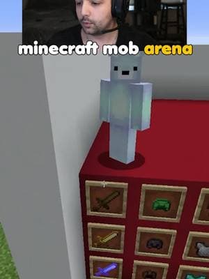 MOB ARENA WITH @wallibear #Minecraft #minecraftmemes #funny #troll