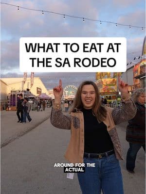 RODEO TIME | From “Elephant Ears” to signature turkey legs and HUGE portions — you gotta hit up the @San Antonio Rodeo while you still can! Thanks to @North Park Lexus at Dominion &  @North Park Lexus of SA for the sweet #LexusTX to get there! #sanantonio #sanantoniorodeo #rodeo #texasrodeo #foodies #fairfoods #crazyfoods #satx #lexus #fyp 