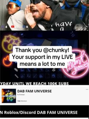 chunky, thank you for the incredible support in our LIVE! I will keep creating dope LIVE content!@chunky #livegift #galaxy #cap #crystaldreams 