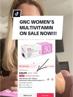 GNC multivitamins are now on #tiktokshopfinds #gnc #gncmultivitamin #gncwomensmultivitamin #multivitamins #multivitamin #womensvitamins #womenmultivitamins @GNC Live Well #gnclivewell 