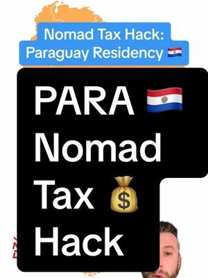 Paraguay 🇵🇾 is one of the best-kept tax secrets of South America 🤫 Residency is easy to obtain, with no physical presence requirement. This is particularly advantageous for those living the digital nomad lifestyle, especially when combined with other tax hacks 💰 Follow and join the weekly newsletter for more digital nomad travel deals and hacks (link in the bio) ✈️💰 . . #digitalnomad #digitalnomads #digitalnomadlife #travel #travelhacks #instatravel #travelblogger #travelonabudget #travellife #travelinstagram #travelling #travelholic #travelbug #nomadlife #nomad #travelgram #passport #expat #expatlife #travelmoney #digitalnomadlifestyle #remotework #remotelife #savemoney #moneyhacks #traveltiktok #traveltips #traveltip #traveltipsandtricks #paraguay 