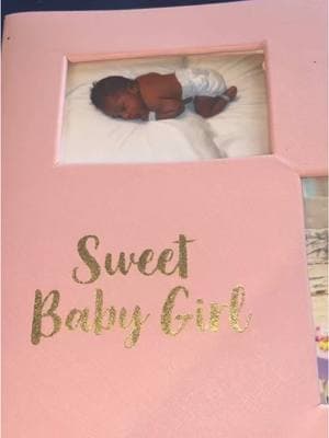 Scrapbook for my baby girl🫶🏾🥹🎀💕 #scrapbooking #babygirl #virgobaby 