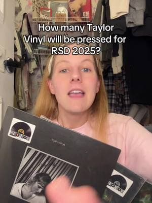 Easing some Record Store Day number concerns, Taylor always has VERY large pressings cause it benefits everyone!  #taylorswiftvinyl #taylorswiftmerch #recordstoreday #taylorswiftrsd #taylorswiftcloset #swiftie 