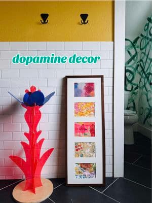 Dopamine decor is a thing ✨ Decorate your space with a vibrant Corrie in Color art piece - our acrylic flower sculpture - to achieve that dopamine effect! All profits will be donated to LA wildfire relief efforts. Link in bio 🌷  #corrieincolor #laartist #lawildfirerelief #repurposedart #acrylicsculpture #flowerart 