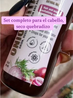 Shampoo de cebolla morada y romero #shampoo #cabello #hairtratament #sale 