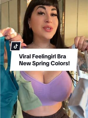 I need ALL THE COLORS @FeelinGirl LLC  #feelingirl #viralbra #newcolors #wirelessbra #ttslevelup#spotlightfinds #fashionlookbook #tiktokshopjumpstart #tiktokshopjumpstartsale #ttsdelightnow #seasonalgems #lovelanguage #tiktokshoploveatfirstfind #tiktokshoprestock #tiktokshopspringglowup #shopblackowned 